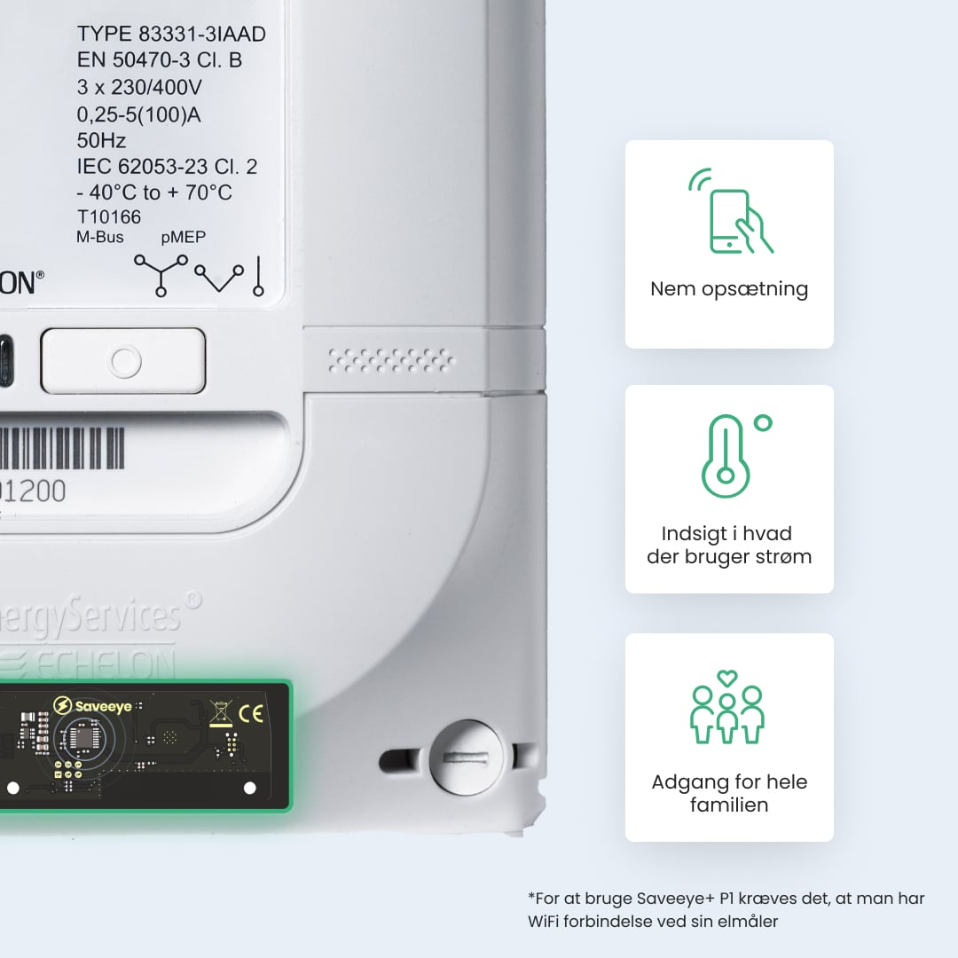 Saveeye+ (Realtime overblik over elforbrug)
