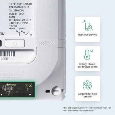 Saveeye+ (Realtime overblik over elforbrug)