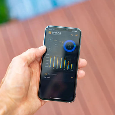 solar manager på smartphone